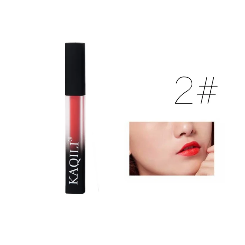 Новая матовая красная жидкая помада 6 цветов водостойкий стойкий макияж