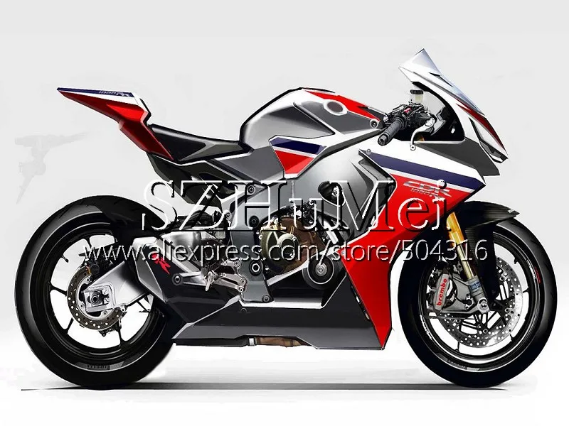 No. 3 Топливной форсунки комплект+ майка для HONDA CBR 1000 RR CBR1000RR 17 18 107SH. 4 Красный Белый CBR 1000RR CBR-1000RR CBR1000 RR обтекатель - Цвет: No. 3