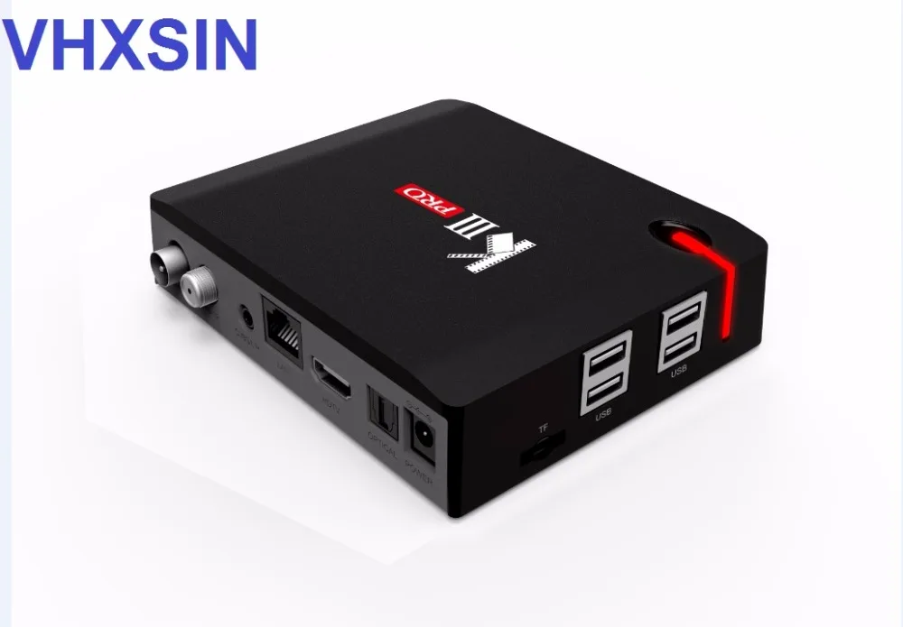ТВ-приставка Mecool kiii pro Android 7 1 Amlogic S912 Восьмиядерный 3 ГБ DDR4 ОЗУ 16 Гб ПЗУ Dvb-t2 Dvb s2 T2 C