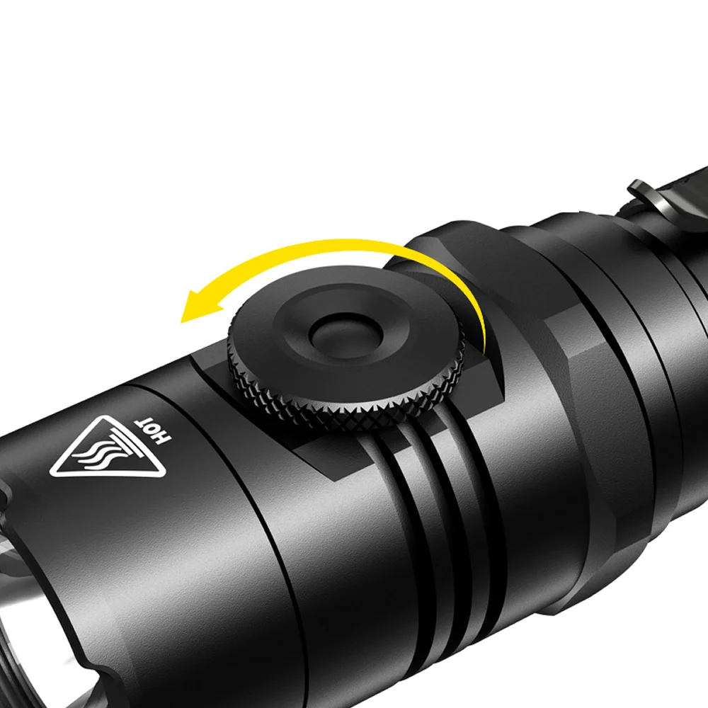 

NITECORE P26 LED Flashlight CREE XP-L HI V3 LED 1000LM Tactical Flashlight Rotary Swith Hunting Torch by 18650 Battery