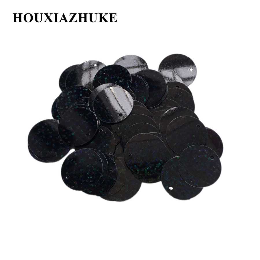 20 мм Плоская Круглая Форма блестящие цвета или Серебряная основа paillette 1000 шт в