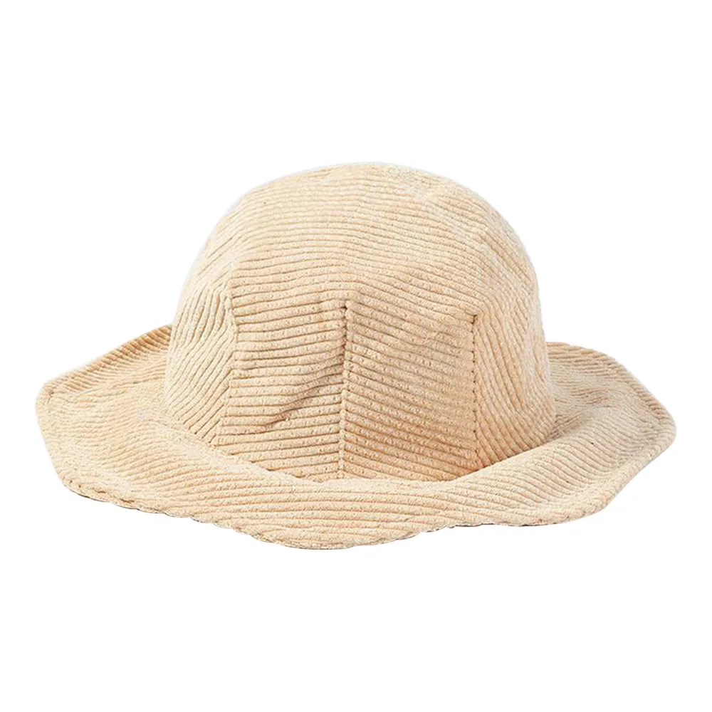 Hat Summer Women Corduroy Comfortable Warm Fashion Solid Color Fisherman Fishing Cap Retro Casual Sombrero Mujer Verano | Аксессуары для