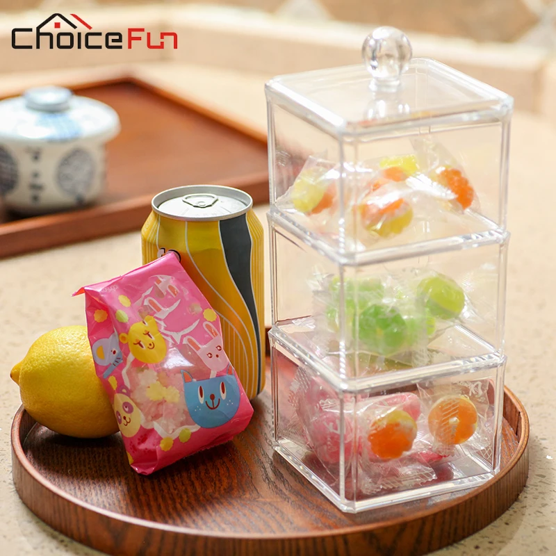 Коробка для хранения кофе сахара еды прозрачная акриловая коробка сладости из
