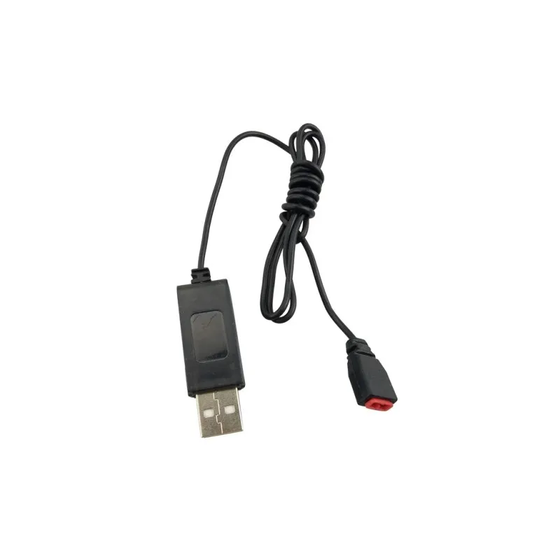 

3.7V 1000mAh Lithium Battery With USB Charging Cable For HS110D Quadcopter Black