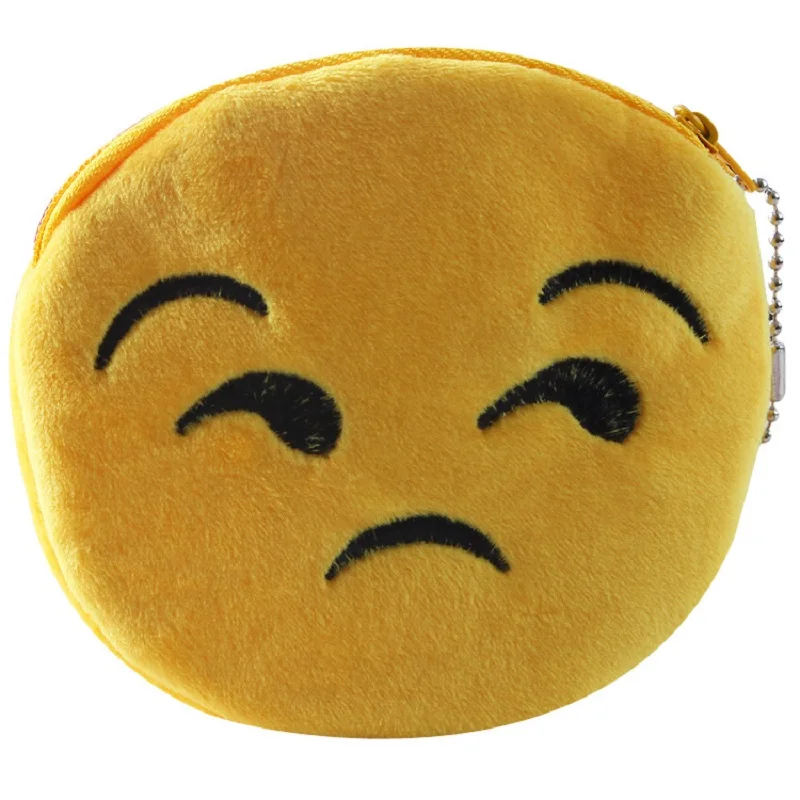 Восемь моделей очаровательные смайлики плюшевые кошельки для девочек и