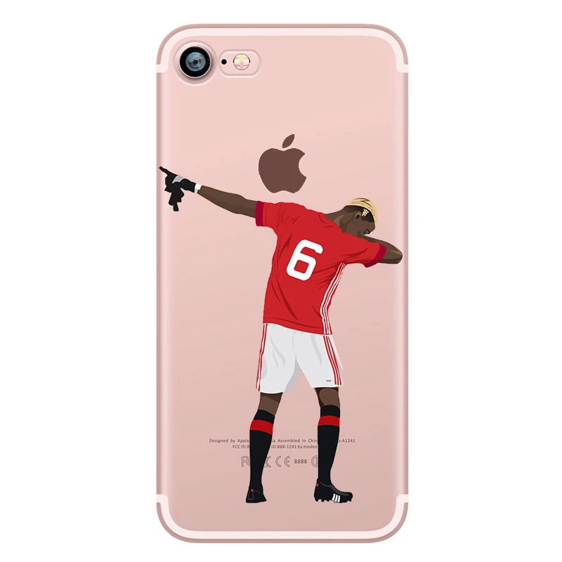 Football Star чехол для iPhone 6 S 5 5S SE 7 8 крышка футбол Роналду мобильный телефон сумка