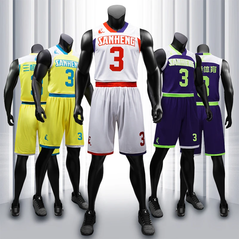 Мужские баскетбольные трикотажные шорты мужская форма для соревнований костюмы