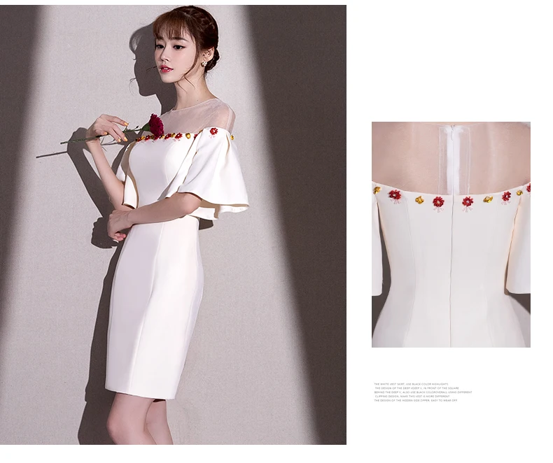 Милое короткое платье для выпускного вечера уникальный дизайн прозрачное