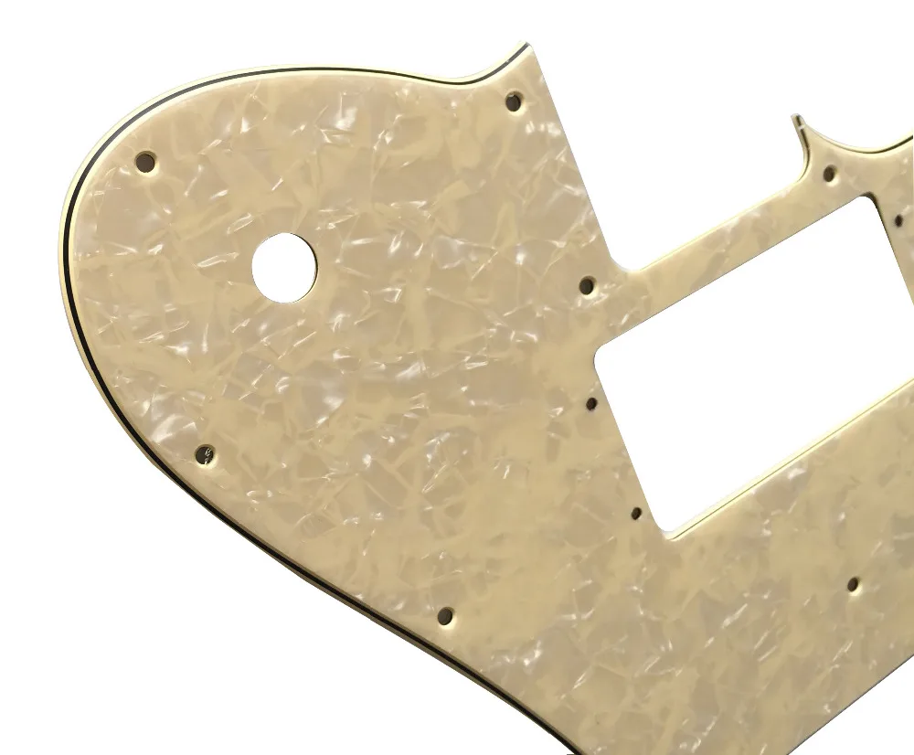 Pleroo Custom Guitar pickgaurd для ྄ RI Tele Pickguard Scratch Plate 4 слойный кремовый жемчуг|Детали и