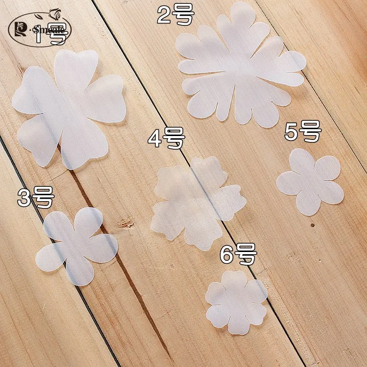 

Материалы для рукоделия 3D цветы органза RS247 200 шт