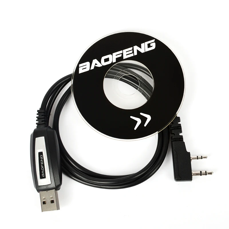 USB Programming Cable Software Baofeng Portable CB Radio UV-5R plus UV-5RA GT-3 UV-3R+ UV-B5 BF-888S BF-666S | Мобильные телефоны и