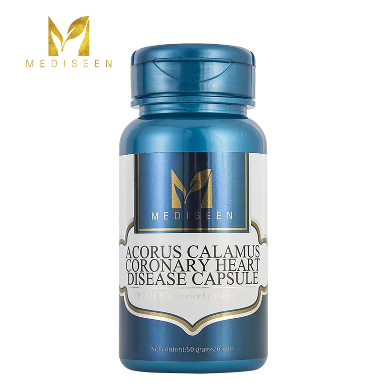

Mediseen Acorus calamus Coronary heart disease capsule, Help Chest tightness and shortness of breath, Stabbing pain,50 capsules