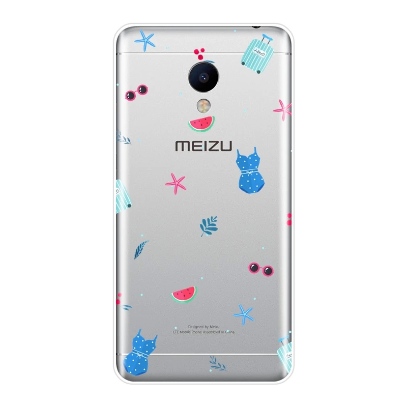 Чехол для телефона Meizu M2 M3 M5 M6 Note Мягкая силиконовая задняя крышка в виде черепахи