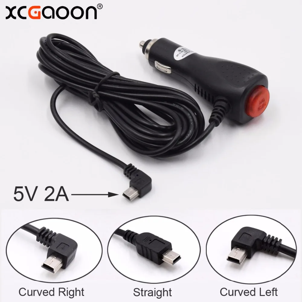 XCGaoon mini USB Автомобильное зарядное устройство адаптер для автомобильного DVR