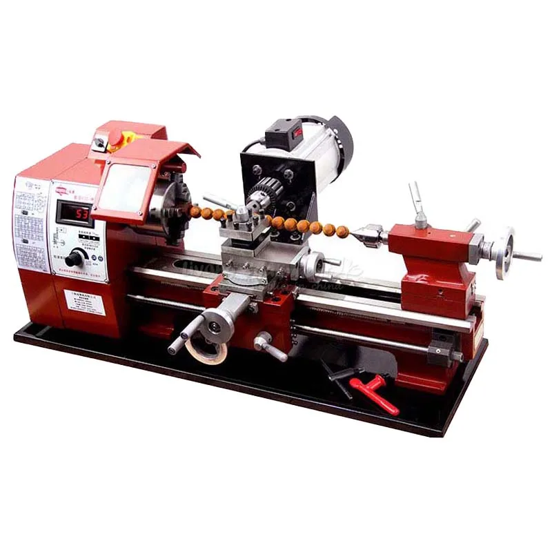 

Mini Woodworking Lathe Machine Wooden Beads Processing Hand String Miniature Buddha JF-400