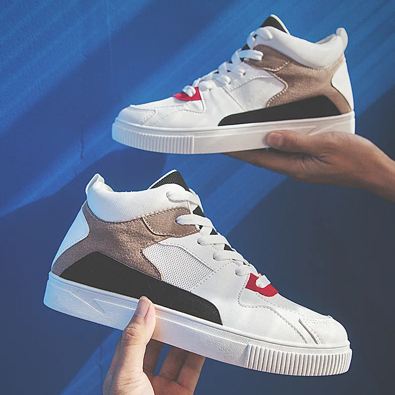 Новинка 2018 года Мужская обувь сезон осень-зима белая Молодежная на плоской