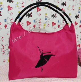Hot Pink 2 Вышитая детская танцевальная Сумка Женский взрослый танцевальный рюкзак детское ведро балетная сумка для танцев балетные сумки - Цвет: Hot Pink 2