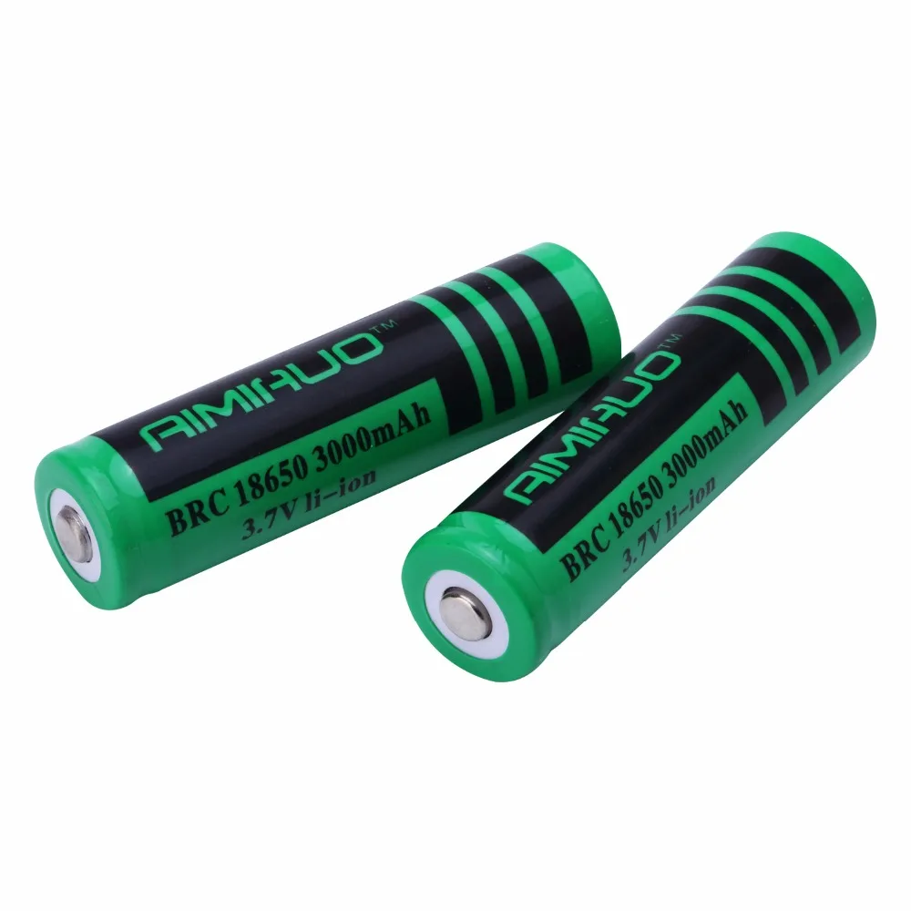 AIMIHUO 18650 аккумулятор 3000mAh 3 7 V литий ионная аккумуляторная батарея для фонарика
