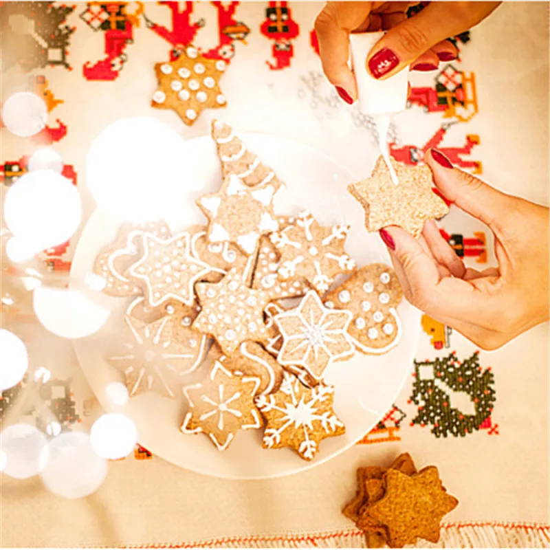 Новые 8 шт. Формы для выпечки Плесень Рождество печенье резак печенья формы