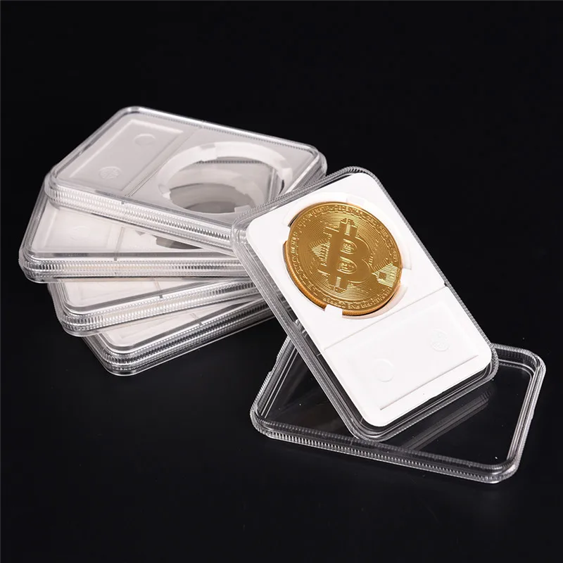 

1 Pc Coin Case 40mm Coin Storage Box Case Protector Pccb Protector Grade Collection Box High Quality