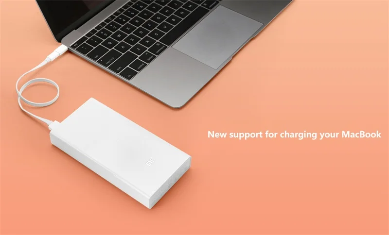 xiaomi power bank 20000mah портативная зарядка повербанк Поддержка QC3.0 Двойной USB внешний аккумулятор mini mi powerbank внешний аккумулятор для телефона