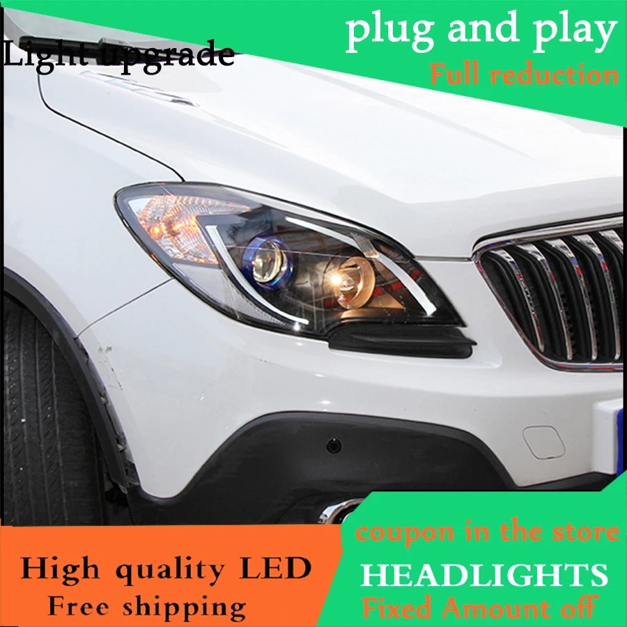 Автомобильный Стайлинг Головной фонарь для Opel MOKKA фары 2013 2015 Buick Encore светодиодный