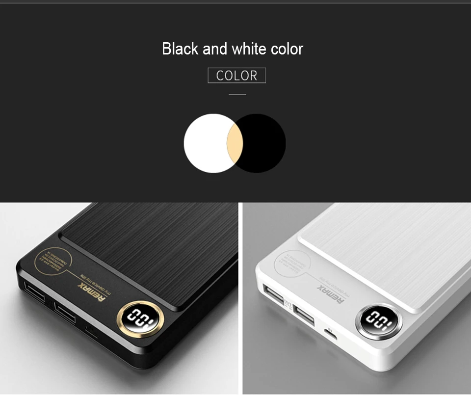 Remax 20000 mah power Bank 2 USB внешние аккумуляторы быстрое зарядное устройство power-Bank 20000 Mah Резервная батарея для Xiaomi huawei Poverbank