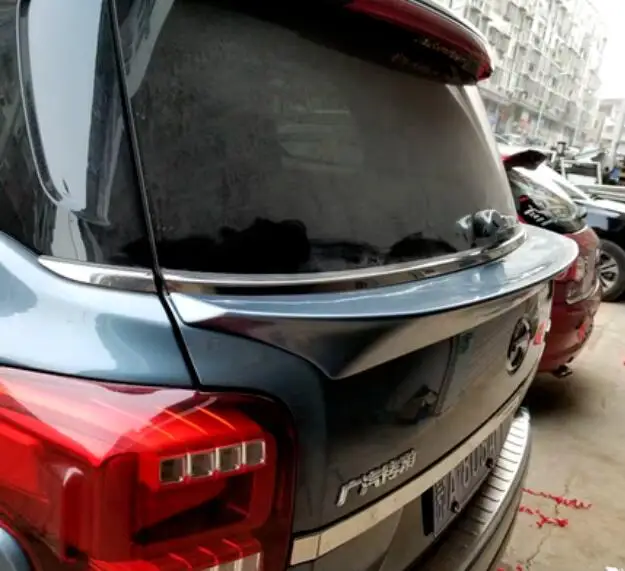 Blue ABS Paint SPOILERS CAR REAR WING TRUNK LIP SPOILER FOR Trumpchi GS8 - Color: Blue