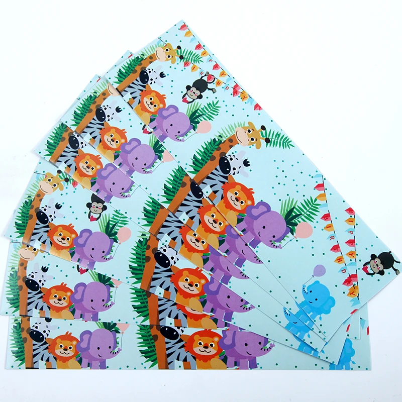 6 шт./лот с рисунками животных из мультфильмов свадебные подарки для гостей