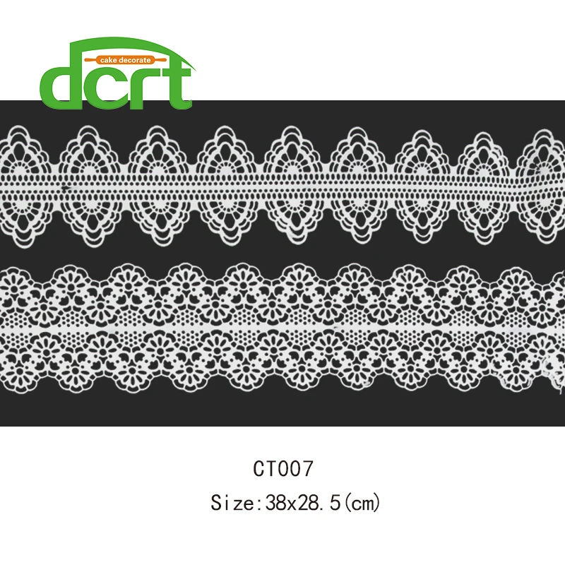 Силиконовая форма для выпечки торта кружевной коврик украшения из сахара размер