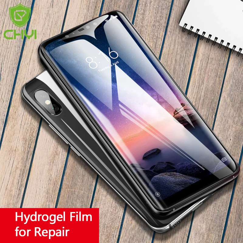 CHYI Гидрогелевая пленка для xiaomi redmi note 7 8 10 pro Защитная мягкая силиконовая защитная пленка для redmi note 8t cc9 pro