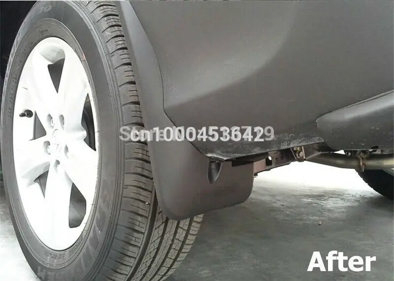 Брызговики Всплеск Гвардии Крыло Пригодный Для TOYOTA RAV4 2013 2014 Мягкий пластик 4 шт.