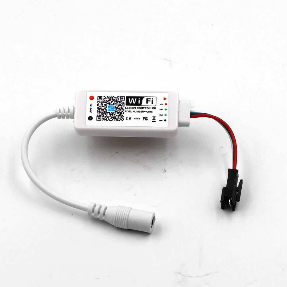 WiFi RGB LED контроллер музыка Смарт Amazon Alexa Google Magic Home для WS2801 WS2811 LDP6803 SK6812 WS2812B IC Strip light