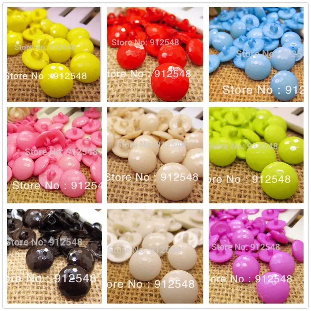 Пластиковые пуговицы ярких цветов 14 мм аксессуары для одежды материалы ручной