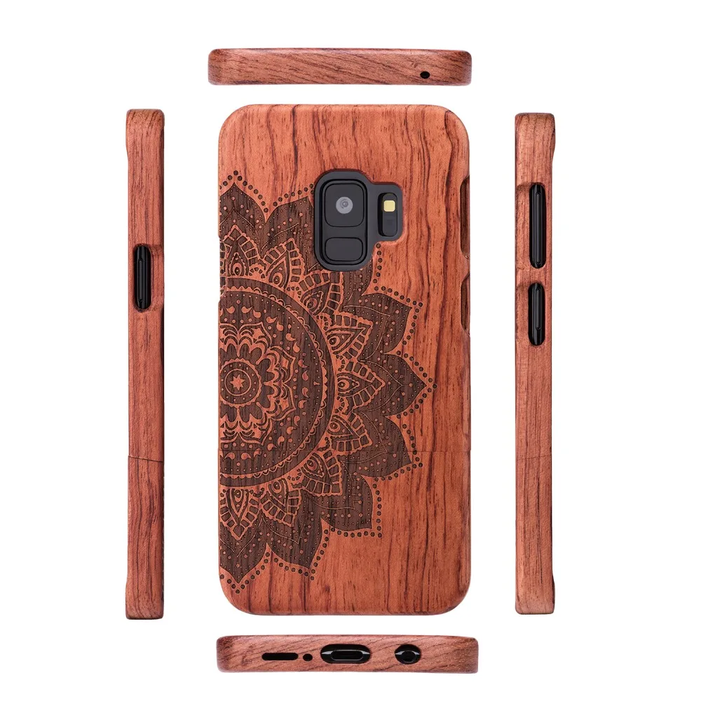 LYBALL для Samsung GALAXY S20 Plus деревянный чехол телефона 100% натуральный бамбуковый