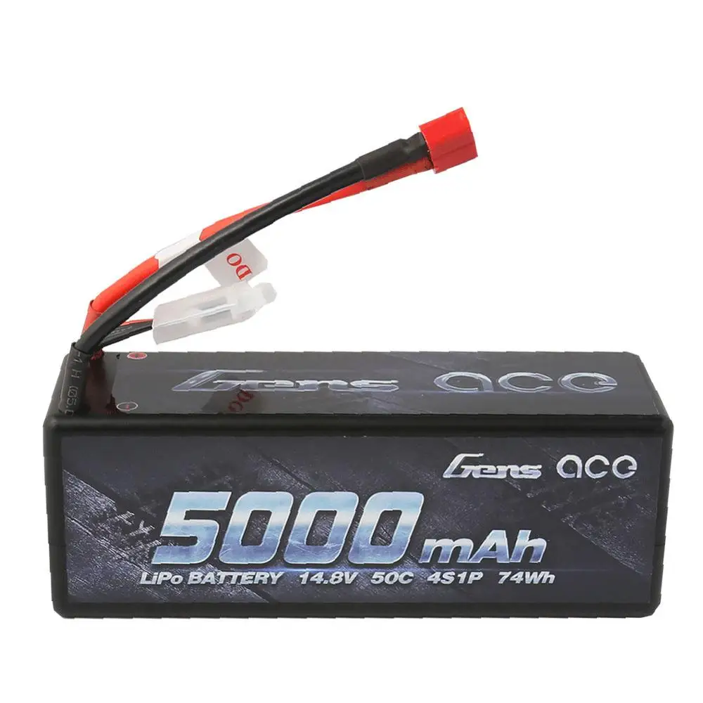 Gens ace 4S 5000mAh 50C-100C 14,8 V Lipo аккумулятор с разъемом Deans Аккумулятор для 1:8 1:10 RC автомобиль E Багги Truggy новое поступление
