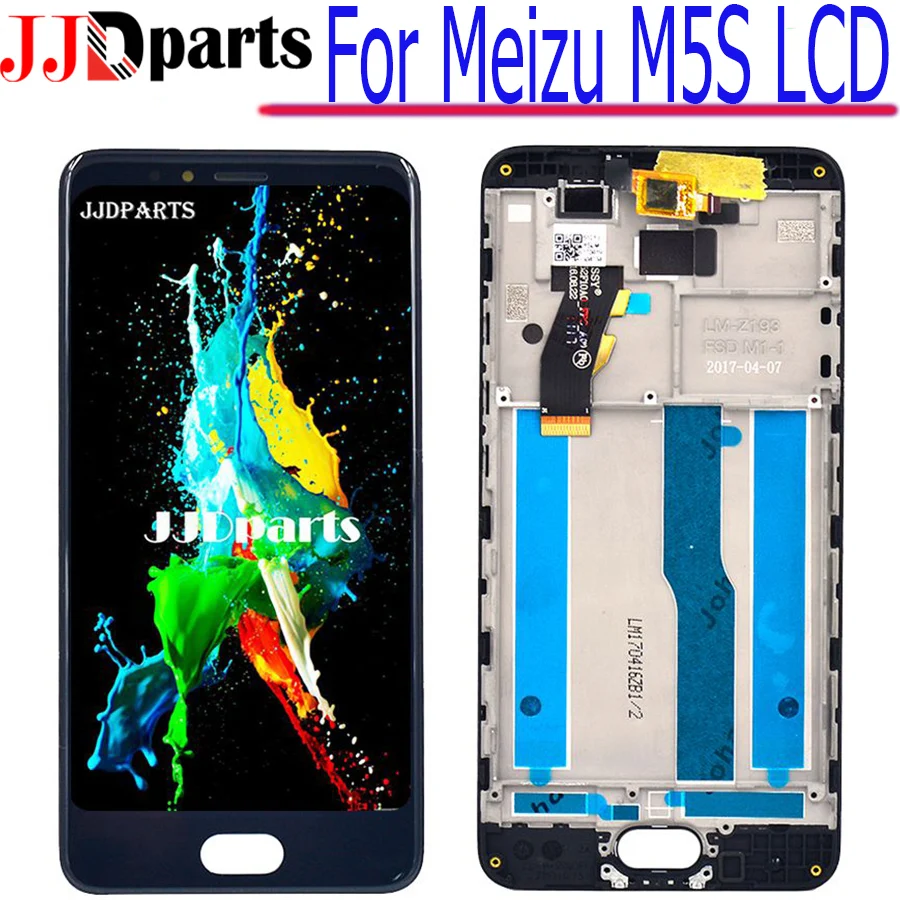 Кодирующий преобразователь сенсорного экрана в сборе для Meizu M612H ЖК дисплей с