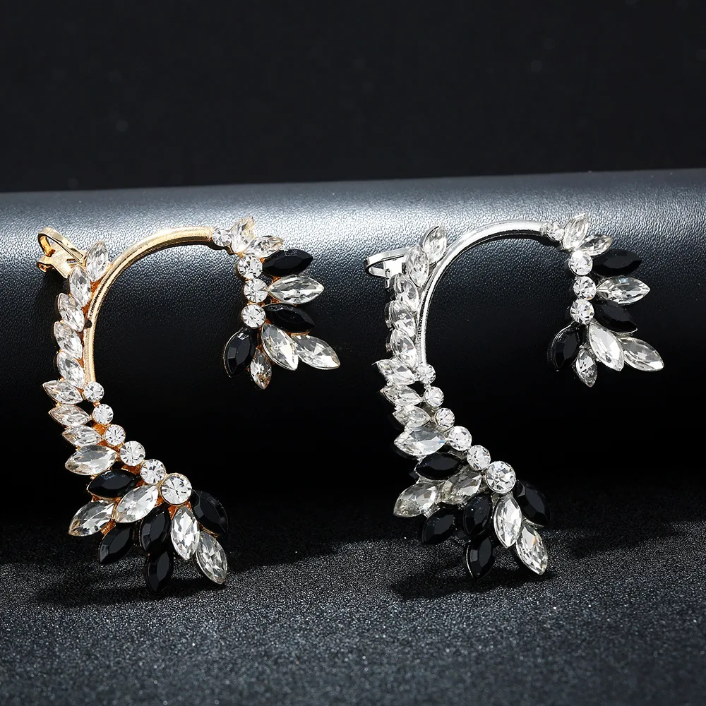 Модные Позолоченные Серебряные циркониевые ушные манжеты ZLDYOU женская свадебная