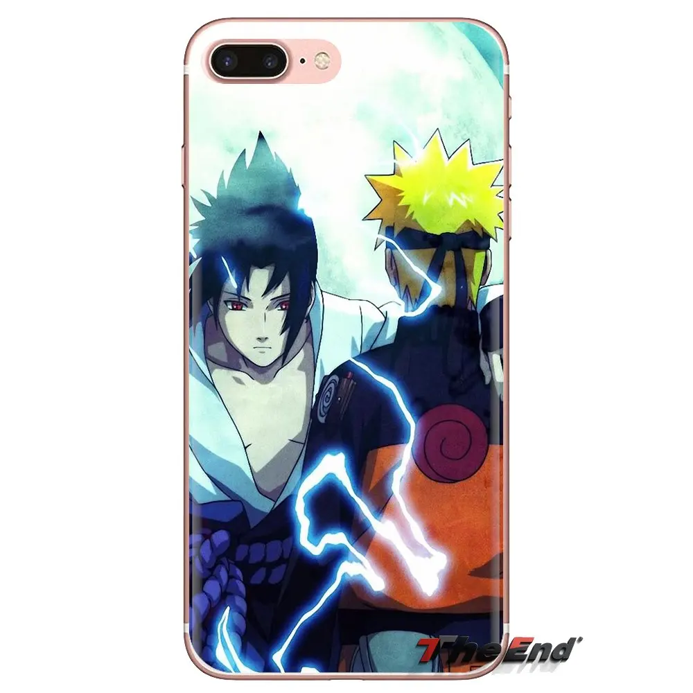 Прозрачный чехол из ТПУ для iPod Touch Apple iPhone 4 4S 5 5S SE 5C 6 6S 7 8 X XR XS Plus MAX naruto uzumaki and sasuke uchiha
