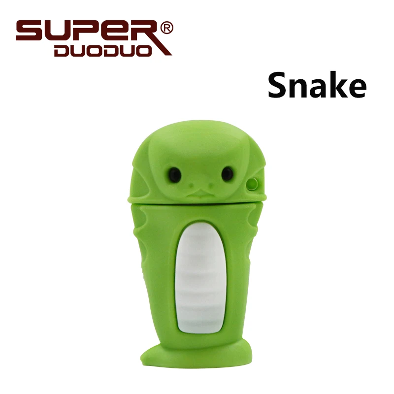 snake Реальная емкость флешки 2 ГБ 4 ГБ 8 ГБ 16 ГБ 32 ГБ 64 Гб мультфильм знак зодиака китайского календаря; овца usb флэш-накопитель флеш-накопитель карта памяти - Цвет: snake
