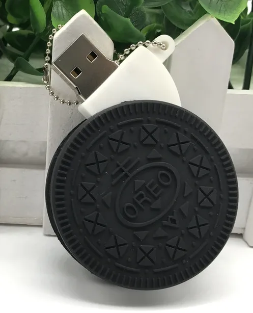 usb флеш-накопитель 128 ГБ памяти usb 2,0 флеш-накопитель 16 ГБ 4 ГБ 8 ГБ Флешка 32 Гб 64 Гб памяти usb Oreo печенье лучший подарок - Цвет: 1