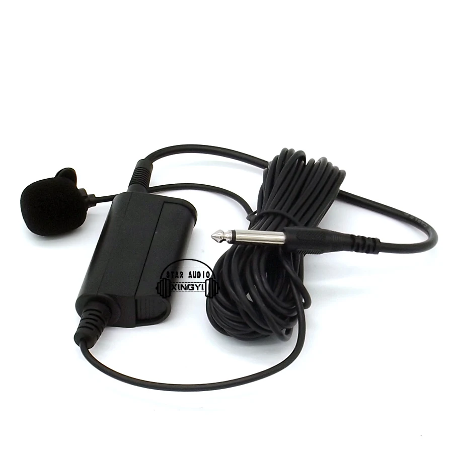 Профессиональный микрофон Lavalier конденсатор отворот зажим для галстука Микрофон