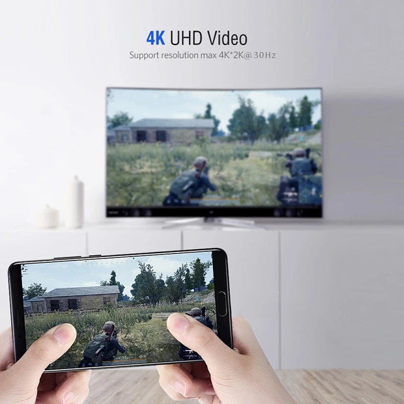 4 K type C к ТВ HDMI кабель видеоадаптера преобразователь ТВЧ-сигналов для samsung Galaxy S10+ S9 S8 Plus Note 8 9 для Macbook PC для проектора