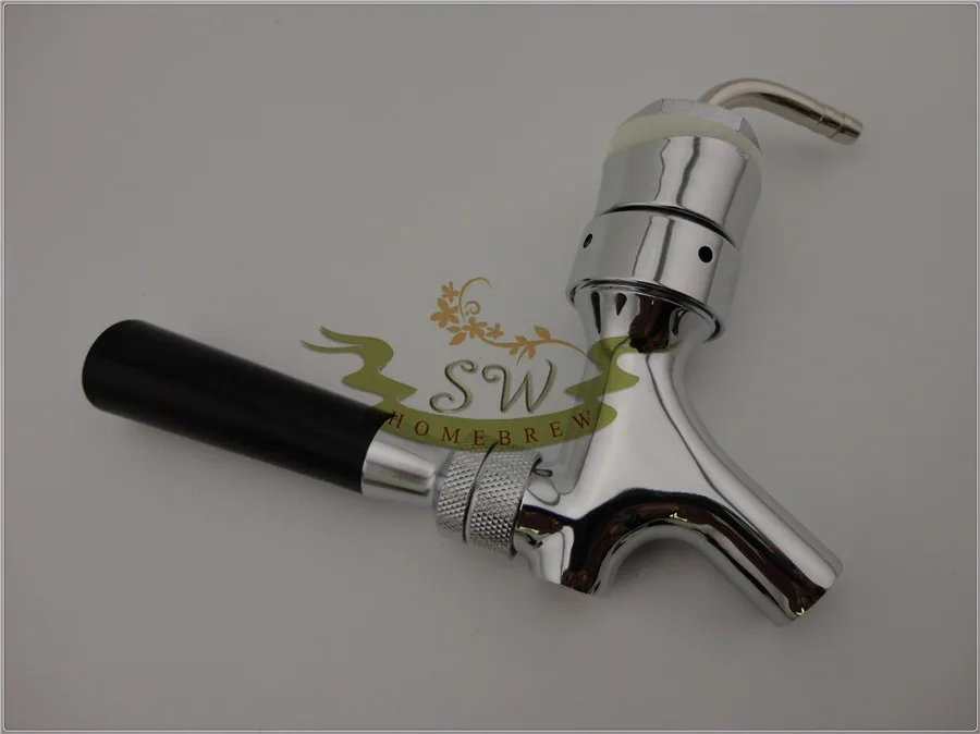 Фото Кран для пива кран диспенсер хромированный с пластиковой ручкой beer tap draft beer tapkeg tap Кран для пива кран диспенсер хромированный с пластиковой ручкой beer tap draft beer tapkeg tap