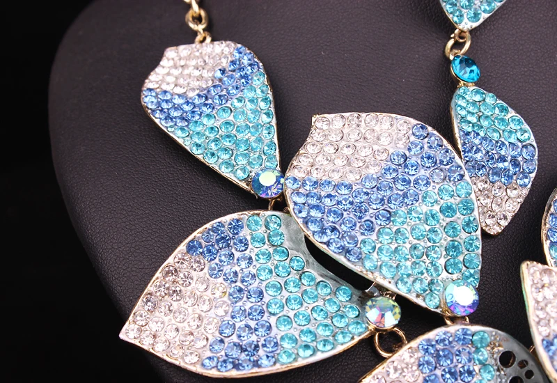 Великолепные комплекты ювелирных изделий для невесты набор свадебных украшений