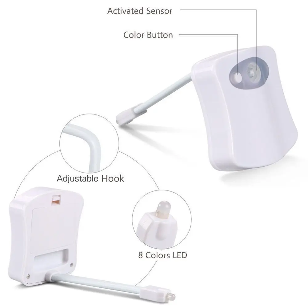 Litwod Z20 человека датчиком движения PIR Сенсор Туалет светильник светодиодный Lamp8
