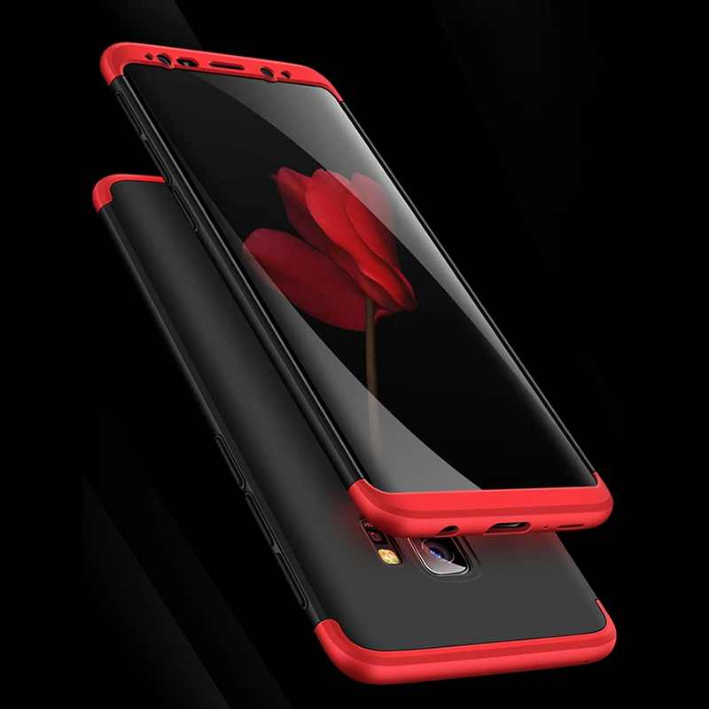 Tendway полная защита 3 в 1 чехол для samsung Galaxy S9 плюс Футляр матовый телефона galaxy