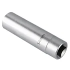 Инструмент для снятия свечи зажигания A6032 38 дюйма, привод для 1 шт., инструмент для снятия свечи зажигания, металлический, серебристый, 14 мм