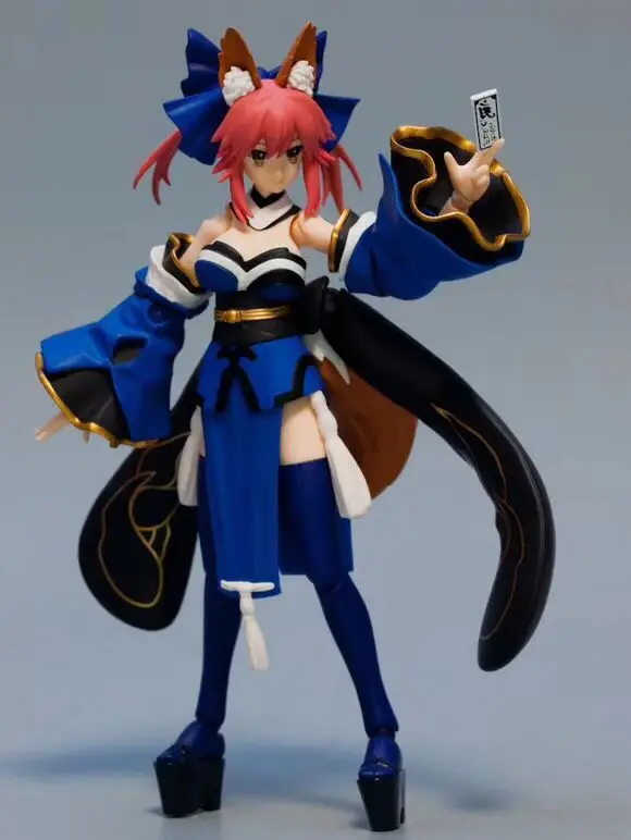 Figma 304 Fate EXTRA Caster Tamamo no Mae Fox Girl BJD ПВХ фигурка игрушки
