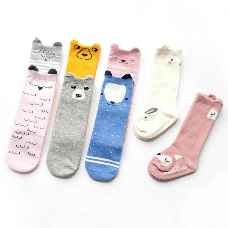 Гольфы для малышей высокие кружевные гольфы милые девочек осенние детские